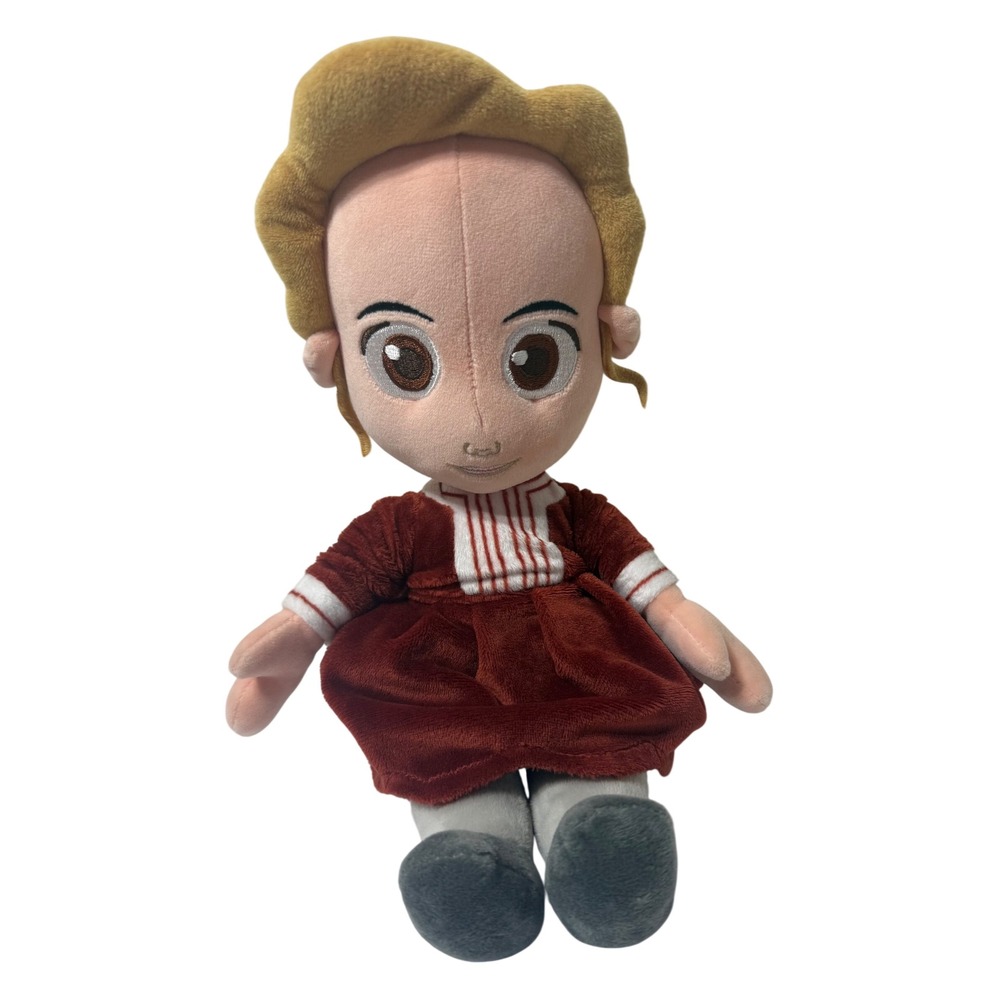 Little Rebels Marie Curie Plush Doll Historical STEM Scientist Burgundy 12 Inch